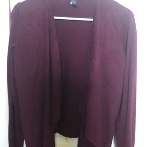 INC Women’s open front moleskin light weight cardigan